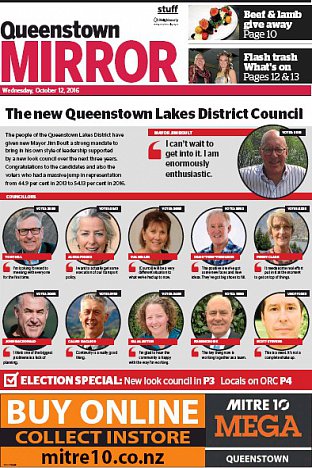 Queenstown Mirror - Oct 12th 2016